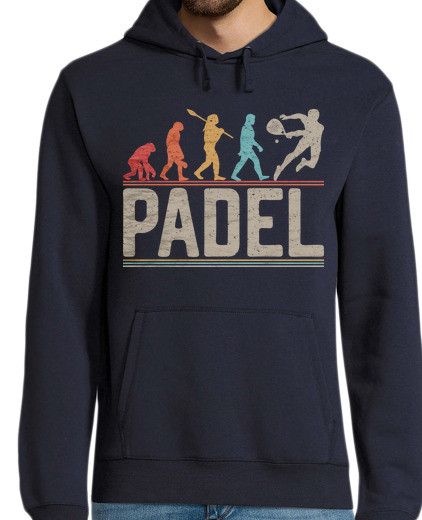 Sweat-shirt À Capuche Pour Homme joueur de padel évolution padel