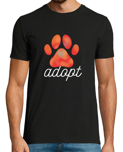Image of adopt paw print adoption animal welfare