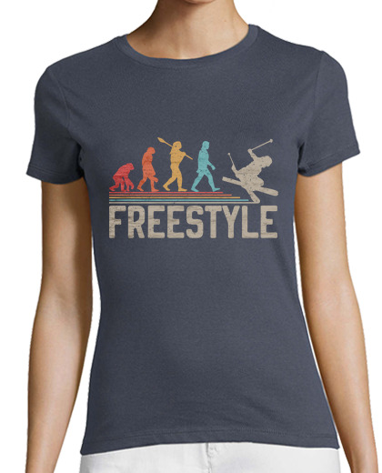 Image of freestyle skier evolution skier
