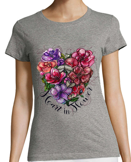 Image of heart in flower