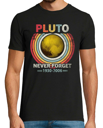 Image of never forget retro pluto