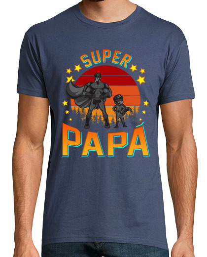 Image of super dad father and son gift father's day super hero