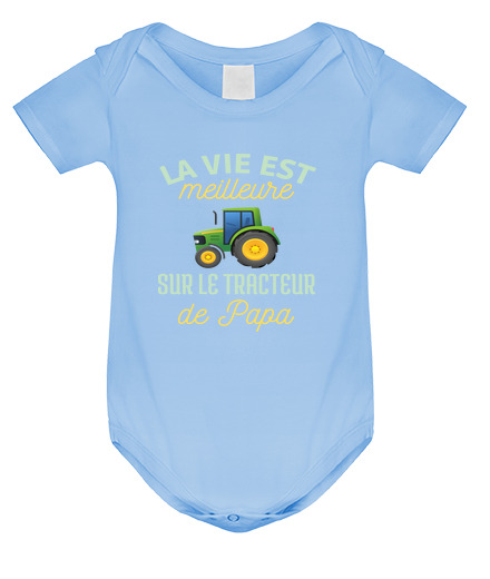 Body Bébé tracteur humour enfant papa cadeau