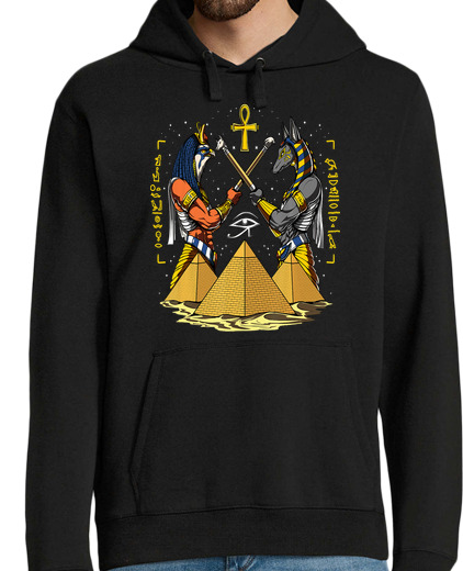 Sweat-shirt À Capuche Pour Homme egypte pharaon temple culture dieux