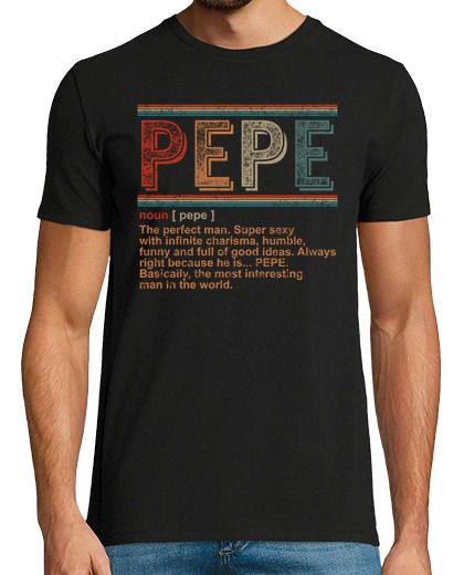 Image of pepe definition shirt adult definition first name pepe mens tshirt funny definition tee gift for him