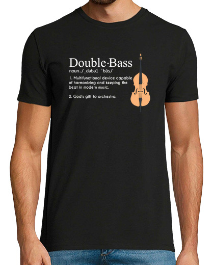 Image of double bass definition graphic upright bass instrument print