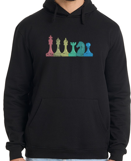 Image of retro vintage chess pieces figures