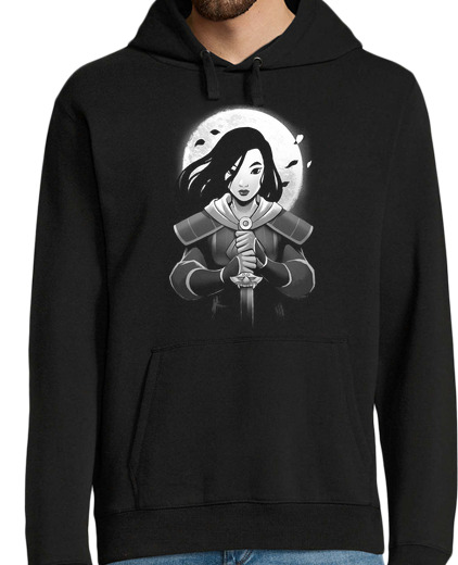 Sweat-shirt À Capuche Pour Homme sword mulan - fille dragon chinois