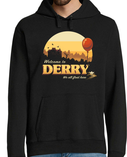 Sweat-shirt À Capuche Pour Homme bienvenue à derry - il pennywise clown