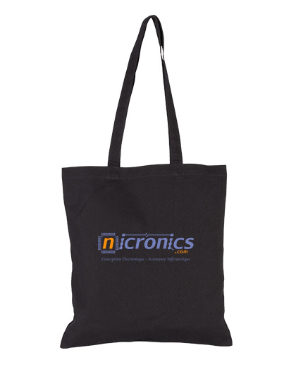 Image of nicronics logo tote bag
