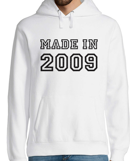 Sweat-shirt À Capuche Pour Homme fait en 2009 - mon heureux naissance da