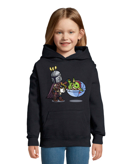 Sweat À Capuche Pour Enfant papa man dalorian