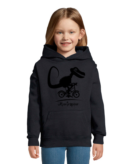 Sweat À Capuche Pour Enfant Vélociraptor