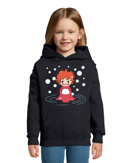 Sweat À Capuche Pour Enfant kokeshi ponyo