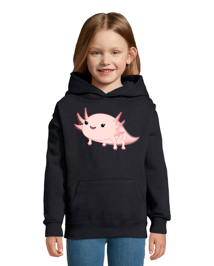 Sweat À Capuche Pour Enfant Kawaii Axolotl