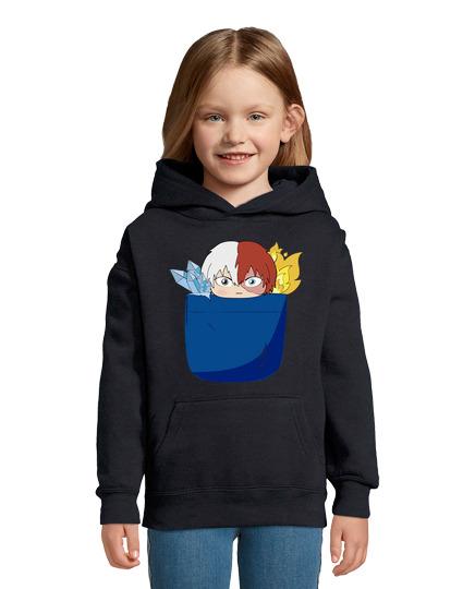 Sweat À Capuche Pour Enfant mon demi-demi-héros - poche