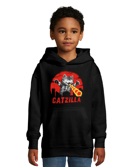 Sweat À Capuche Pour Enfant catzilla