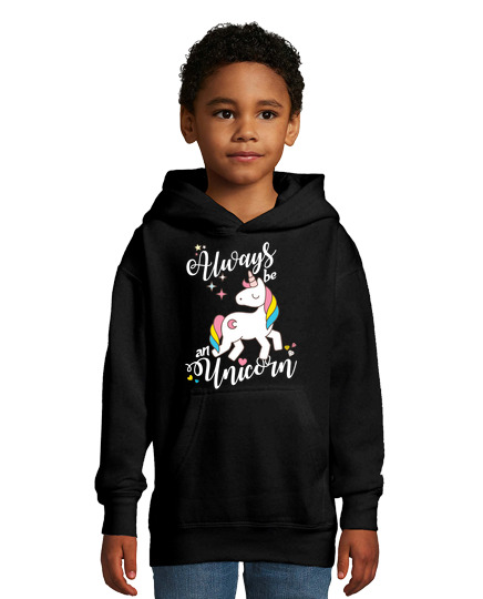 Sweat À Capuche Pour Enfant toujours être une licorne