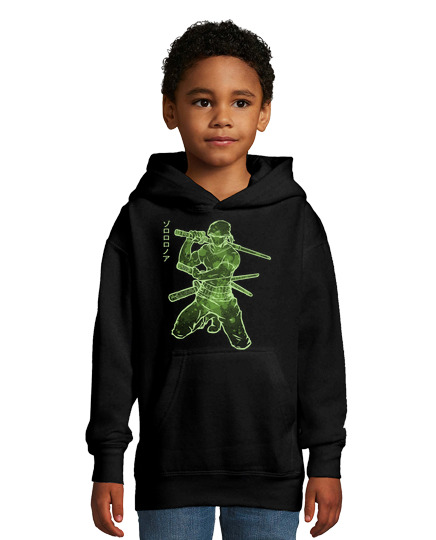 Sweat À Capuche Pour Enfant zoro vert