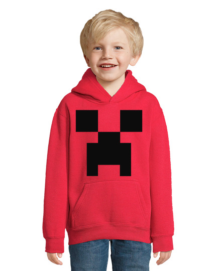 Sweat À Capuche Pour Enfant minecraft creeper