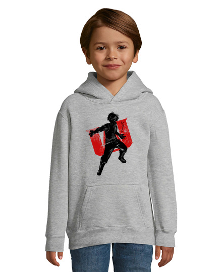 Sweat À Capuche Pour Enfant cramoisi shouto