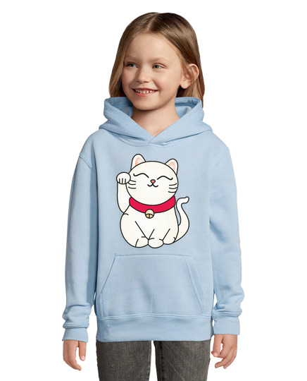 Sweat À Capuche Pour Enfant Maneki Neko