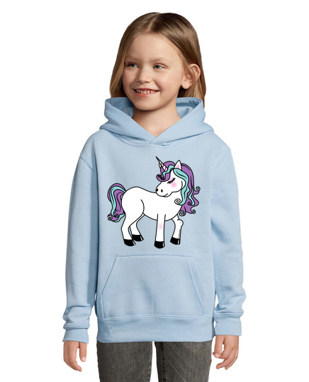 Sweat À Capuche Pour Enfant licorne kawaii