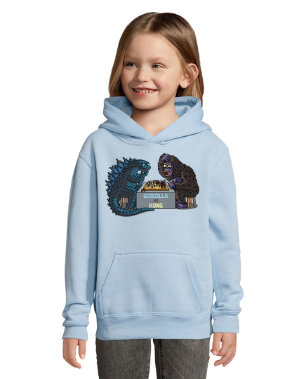 Sweat À Capuche Pour Enfant godzilla vs kong