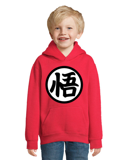 Sweat À Capuche Pour Enfant kanji goku