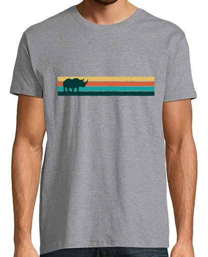 Image of rhinoceros retro