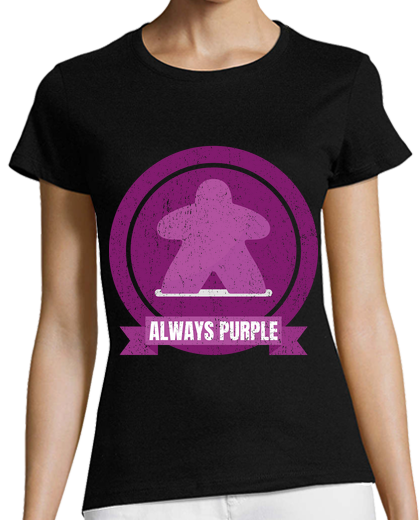 Image of always purple meeple design