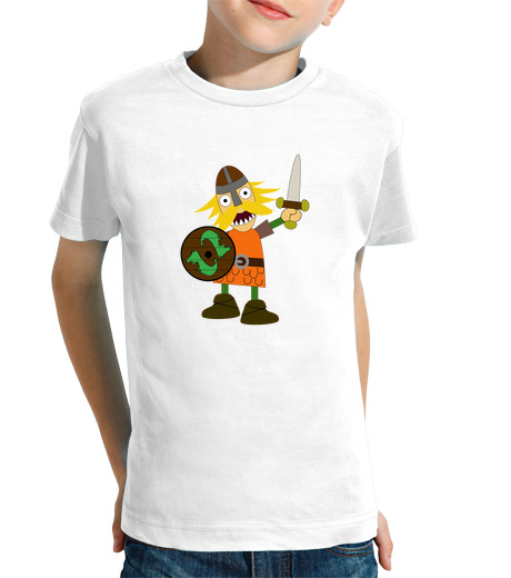 T-shirt bambino manica corta viking