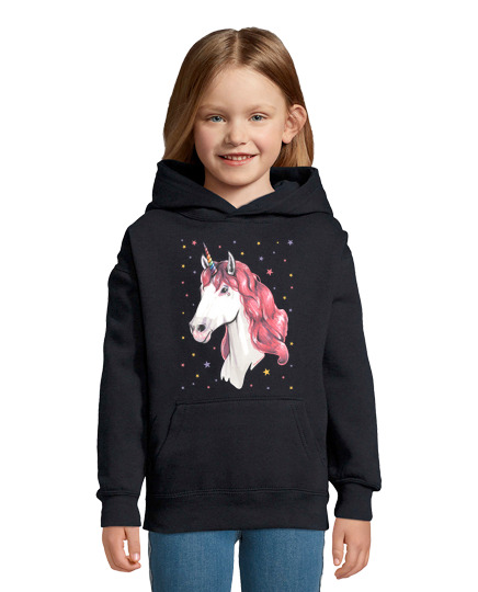 Sweat À Capuche Pour Enfant Unicornio pelirrosa