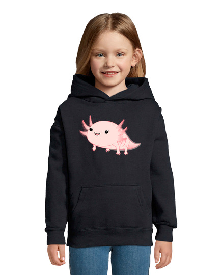 Sweat À Capuche Pour Enfant Kawaii Axolotl