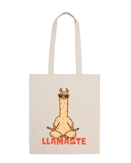 Image of llama yoga lamaste namaste meditation