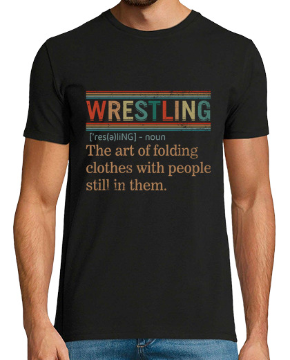 Image of wrestling noun shirt wrestling definition vintage tee funny wresting lover gift wrestling season lov
