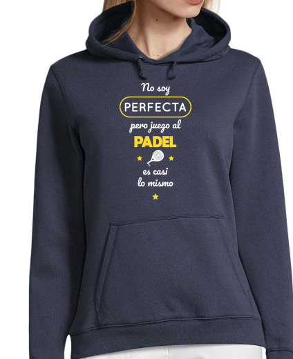 Sweat-shirt À Capuche Pour Femme Je suis pas parfait mais je joue au pad