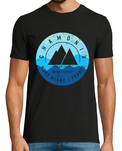 Image of chamonix shirt mont blanc france tee chamonix valley skier gift snowboarding lover gift chamonix mou