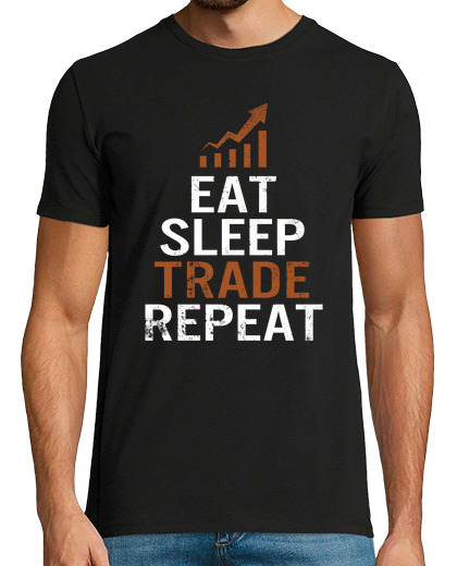 Image of eat sleep trade repeat shirt trader forex foreign exchange market trading stock trader trading lover
