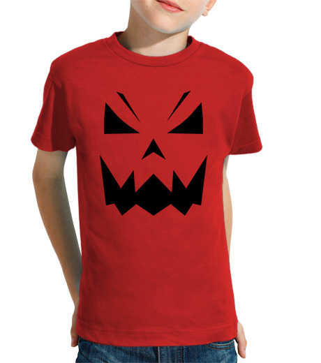 Image of halloween pumpkin face kids' t shirt