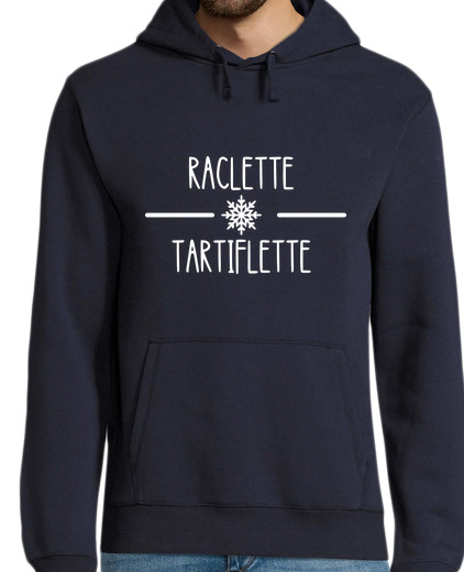 Sweat-shirt À Capuche Pour Homme raclette tartiflette