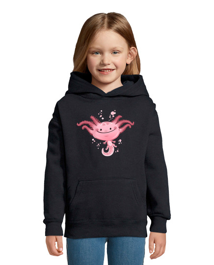 Sweat À Capuche Pour Enfant axolotl