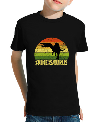 T-shirt bambino manica corta spinosauro