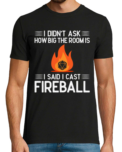 Image of cast fireball funny gamer geek