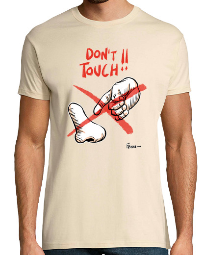 Image of do not touch the nose