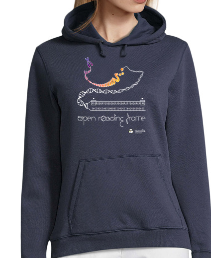 Sweat-shirt À Capuche Pour Femme cadre de lecture ouvert