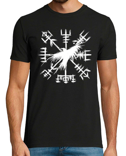 Image of Vegvisir With Raven Viking Compass