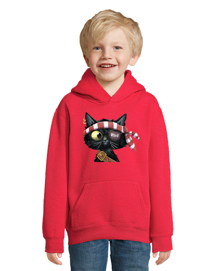 Sweat À Capuche Pour Enfant chat pirate