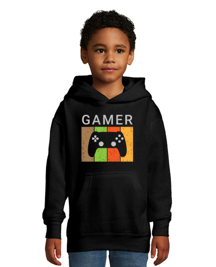 Sweat À Capuche Pour Enfant joystick gamer