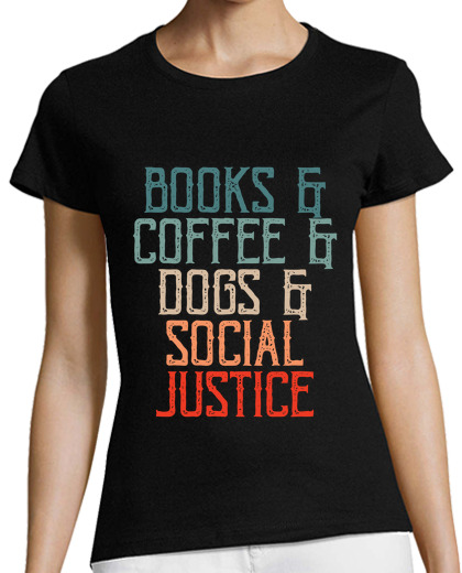 Image of books and coffee and dogs and social
